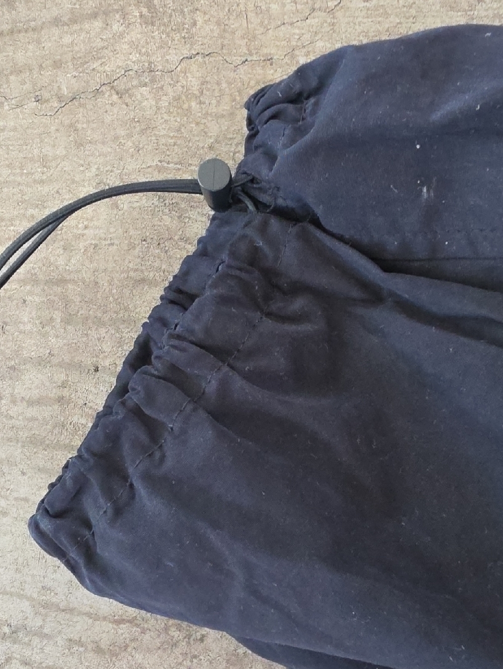 Forever 21 Ripstop Black Drawstring Track Pants - Picture 4 of 5